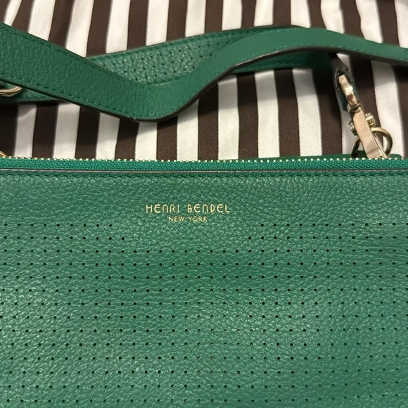 Henri Bendel crossbody 3 in 1 handbag, Kelly green - Picture 2 of 11